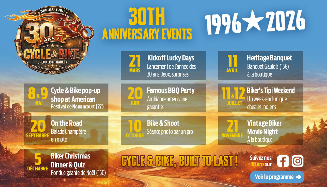 Cycle & Bike – 30 ans de passion, de routes et d’aventures !